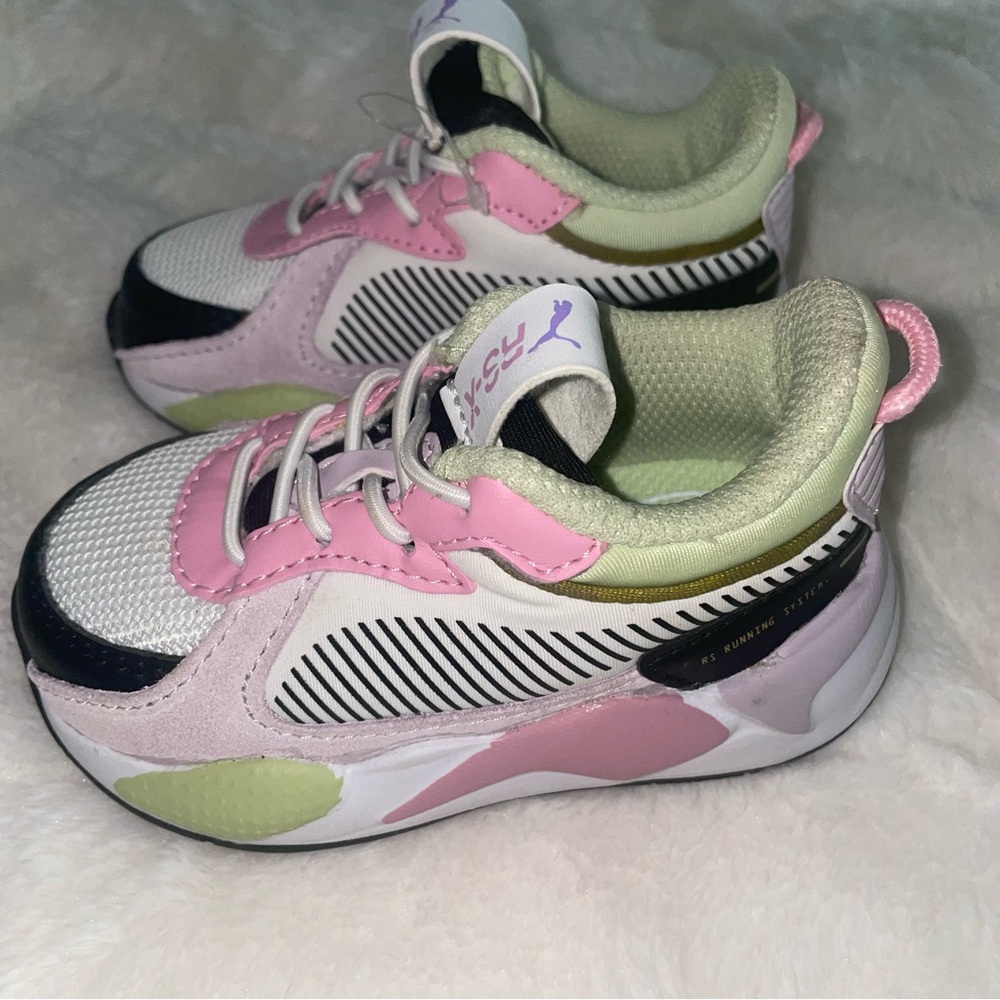 PUMA Kids Girls Rs-X Bouquet Lace Up Sneakers Shoes